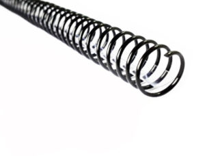 Espiral Plástico Preto P/ Encadernação Div. Tamanhos